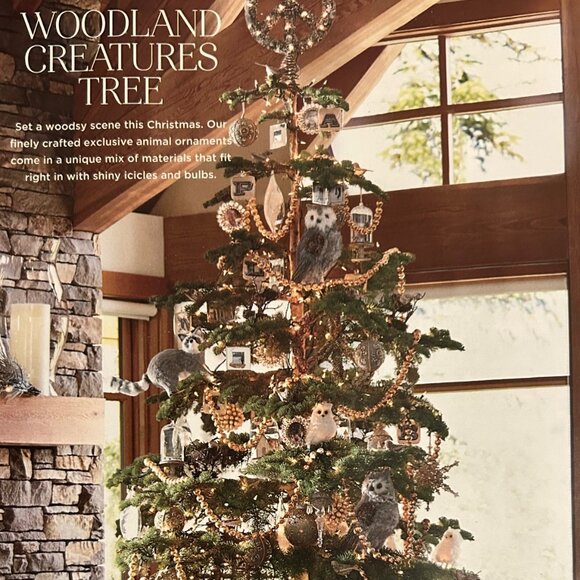 Collection of Ornaments for the Pottery Barn "Woodland Creatures" Christmas Tree - Picture 1 of 14